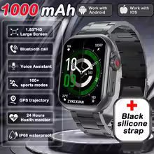 2025 New For Xiaomi Smart Watch Men Women 1.85 - Inch HD AMOLED Full Touch Screen IP68 Waterproof Bluetooth Call SmartWatch Man - vistorahub