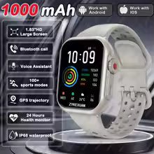 2025 New For Xiaomi Smart Watch Men Women 1.85 - Inch HD AMOLED Full Touch Screen IP68 Waterproof Bluetooth Call SmartWatch Man - vistorahub