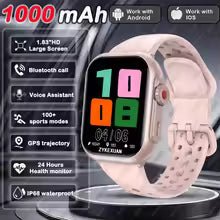 2025 New For Xiaomi Smart Watch Men Women 1.85 - Inch HD AMOLED Full Touch Screen IP68 Waterproof Bluetooth Call SmartWatch Man - vistorahub