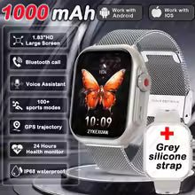 2025 New For Xiaomi Smart Watch Men Women 1.85 - Inch HD AMOLED Full Touch Screen IP68 Waterproof Bluetooth Call SmartWatch Man - vistorahub