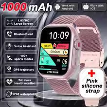 2025 New For Xiaomi Smart Watch Men Women 1.85 - Inch HD AMOLED Full Touch Screen IP68 Waterproof Bluetooth Call SmartWatch Man - vistorahub