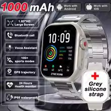 2025 New For Xiaomi Smart Watch Men Women 1.85 - Inch HD AMOLED Full Touch Screen IP68 Waterproof Bluetooth Call SmartWatch Man - vistorahub