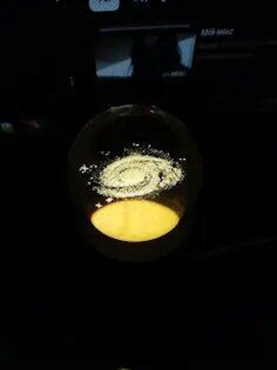3D Crystal Ball Lamp - LED Night Light for Home & Gift - vistorahub