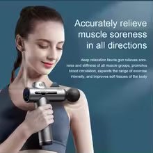 99 Level Massage Gun Fascia Deep Muscle Relax Body Neck Massager Electric Fitness Equipment Noise Reduction Male Female - vistorahub