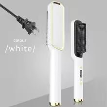 Electric Hot Comb Multifunctional Straight Hair Straightener Comb Negative Ion Anti - Scalding Styling Tool Straightening Brush - vistorahub