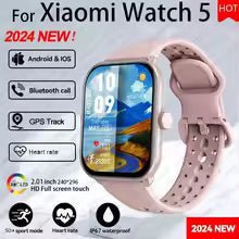 For Xiaomi Watch 5 Global Version Men Women HD AMOLED Display Heart Rate Bluetooth Call GPS Track Waterproof Sports Smart Watch - vistorahub