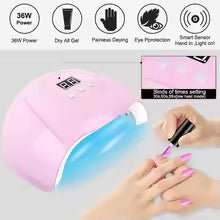 Gel Nail Polish Kit With UV Nail Lamp Electric Nail Drill Machine Soak OFF Gel Nail Kit Base&Top Coat Gel Polish Nail Tool Set - vistorahub