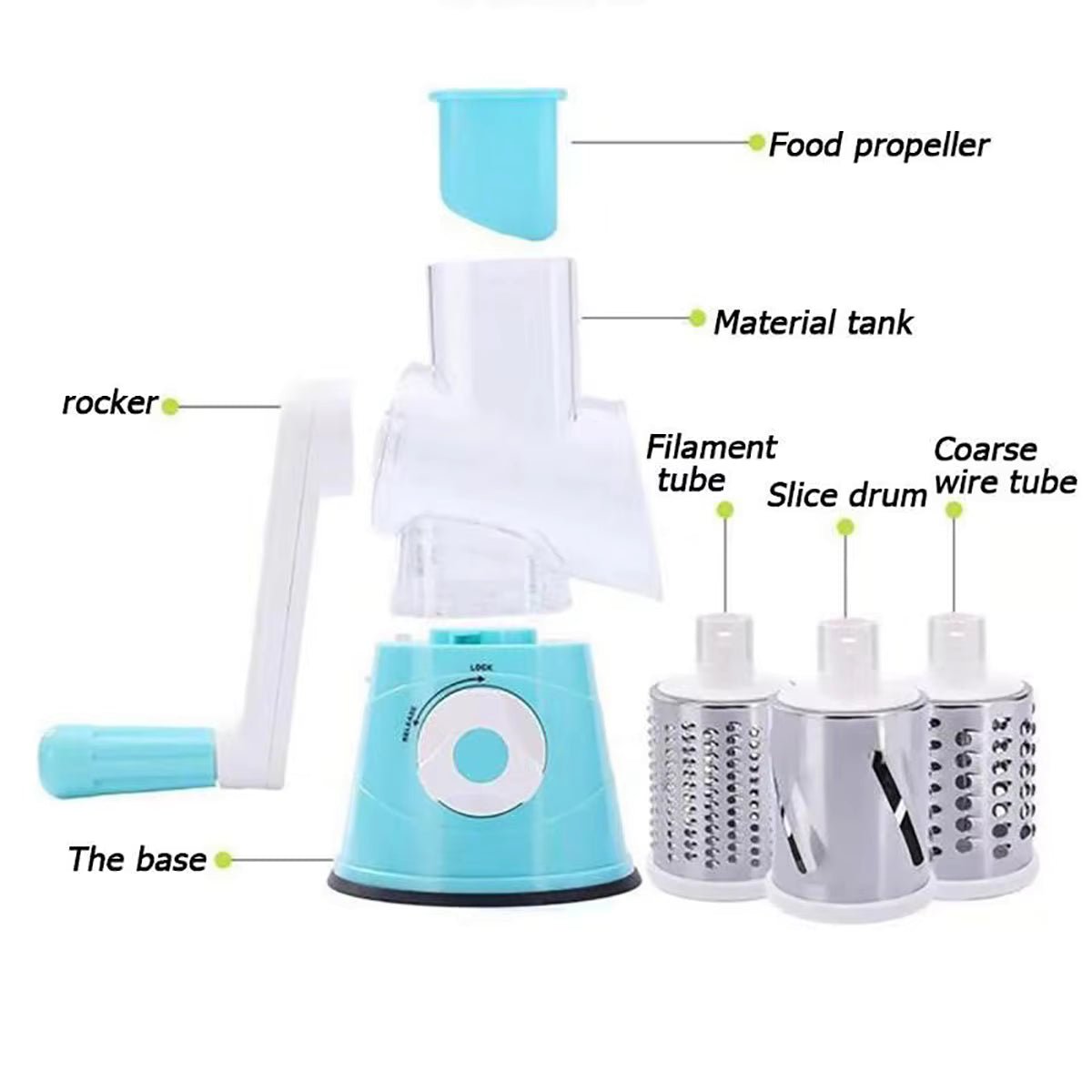 Multifunctional Vegetable Slicer Shredder Cutter - vistorahub